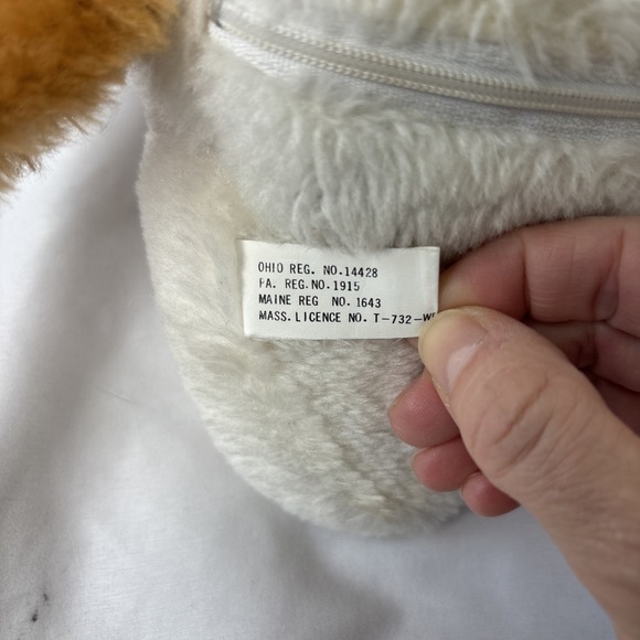 Vtg Animated Musical Christmas Puppy Hound Dog Plush Sad Eyes 1980s Works - Picture 8 of 11